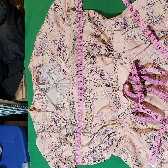 Melissa McCarthy seven7 pink top blouse flow sleeves plus size 2x - Picture 10 of 12